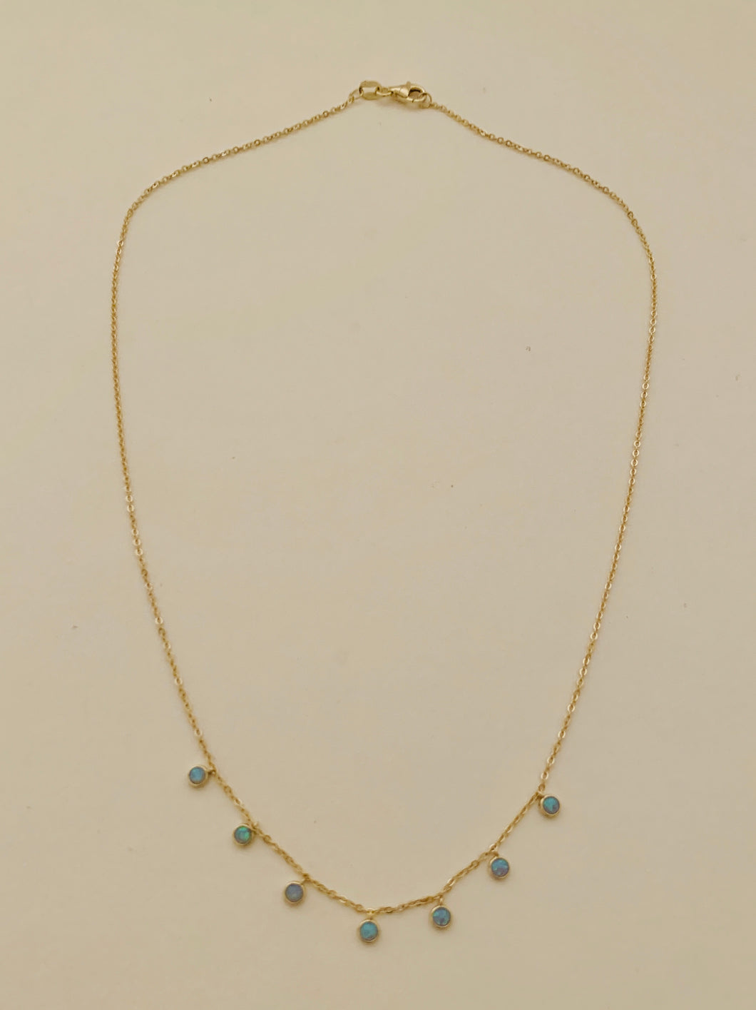 Dainty Opal Necklace